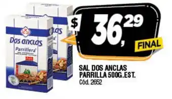 Supermercados Yaguar Sal Dos Anclas Parilla 500g oferta