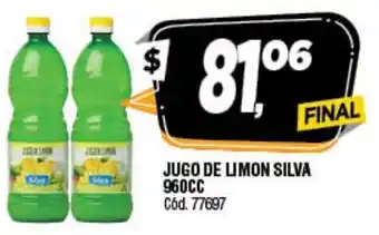 Supermercados Yaguar Jugo De Limon Silva 960cc oferta