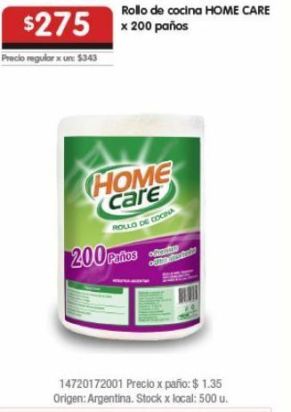 Disco Rollo de cocina home care oferta