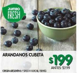 Jumbo Arándanos cubeta oferta