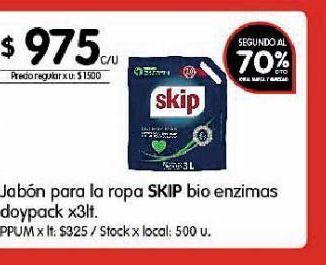 Disco Jabón para la ropa skip oferta