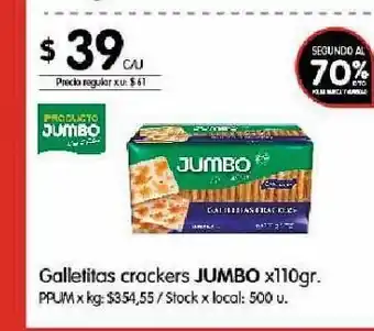Disco Galletas jumbo oferta