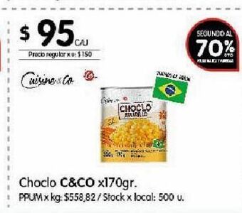 Disco Choclo c&co x 170 gr oferta