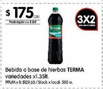 Disco Bebida a base de hierbas terma oferta