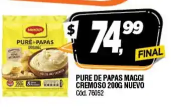Supermercados Yaguar Maggi Pure De Papas Cremoso 200g Nuevo oferta