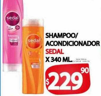 Supermercados Becerra Shampoo acondicionador sedal oferta