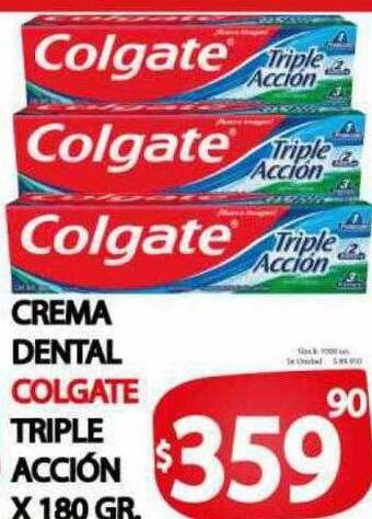Supermercados Becerra Crema dental colgate triple acción oferta