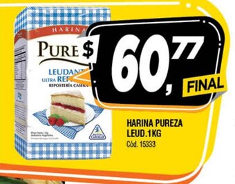 Supermercados Yaguar Pureza Harina Leudante 1kg oferta