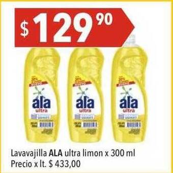 Hergo Lavavajilla ala ultra limon oferta