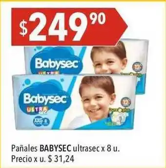 Hergo Pañales babysec ultrasec oferta
