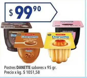 Hergo Postres danette sabores oferta