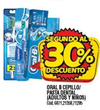 Supermercados Yaguar Oral B Cepillo/Pasta Dental oferta