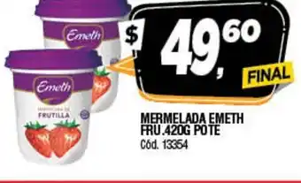 Supermercados Yaguar Emeth Mermelada Fru. 420g Pote oferta