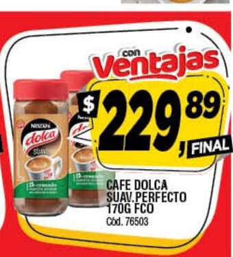 Supermercados Yaguar Cafe Dolca Suav.Perfecto 170g FCO oferta
