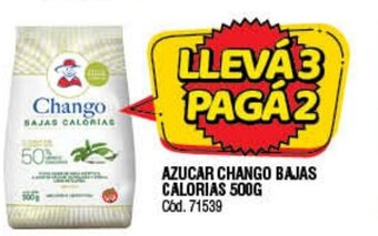 Supermercados Yaguar Chango Azucar Bajas Calorias 500g oferta