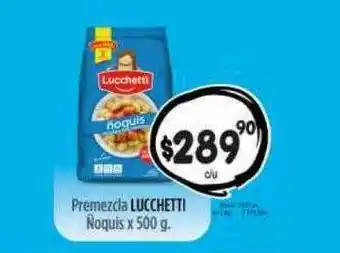 Supermercados Becerra Premezcla lucchetti ñoquis oferta