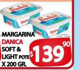 Supermercados Becerra Margarina danica soft & light pote oferta