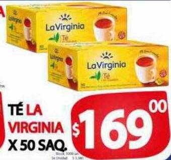 Supermercados Becerra Té la virginia oferta