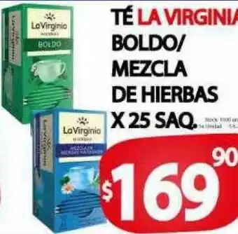 Supermercados Becerra Té la virginia boldo mezcla de hierbas oferta