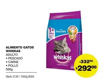 Atomo Conviene WHISKAS alimento gatos oferta