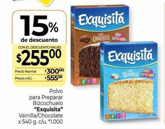 Polvo para preparar bizcochuelo
