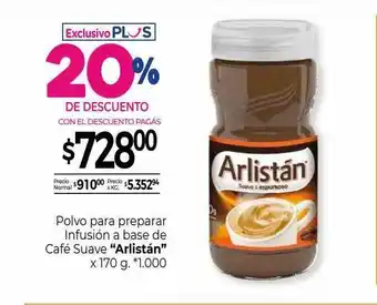 La Anonima Polvo para preparar infusión a base de café suave oferta