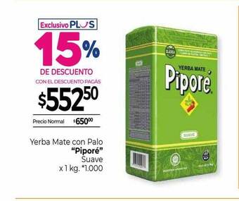La Anonima Yerba mate con palo oferta