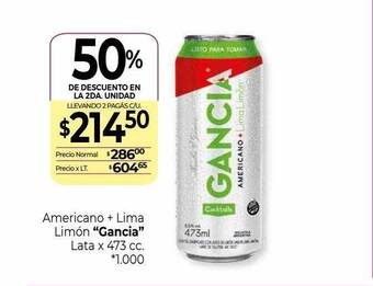 La Anonima Americano + lima limón oferta