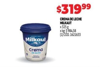 Makro MILKAUT crema de leche oferta