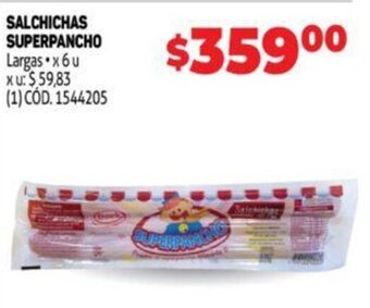 Makro Salchichas superpancho oferta