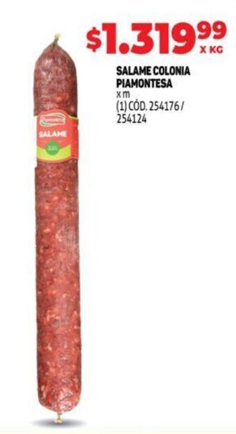 Makro Salame colonia piamontesa oferta