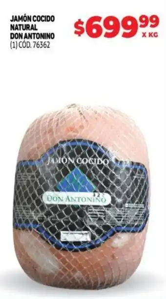 Makro Jamón cocido natural don antonino oferta