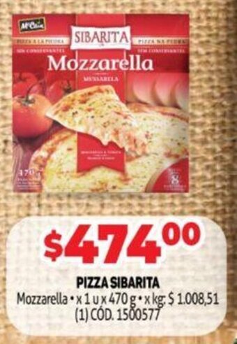 Makro SIBARITA pizza oferta