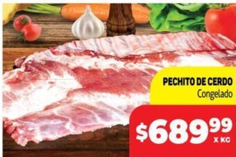 Makro Pechito de cerdo oferta