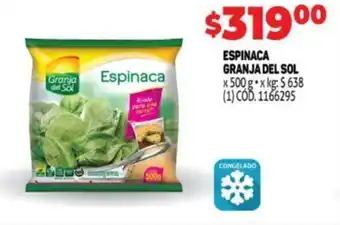 Makro GRANJA DEL SOL espinaca oferta