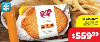 Makro PATY milanesas oferta