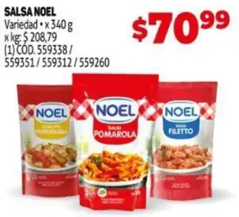 Makro NOEL salsa oferta