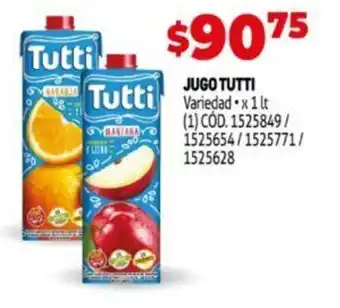 Makro TUTTI jugo oferta