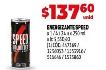 Makro SPEED energizante oferta