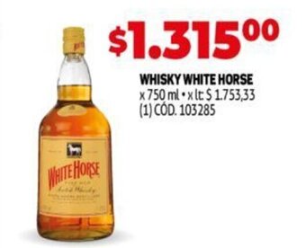 Makro Whisky white horse oferta