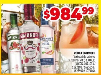 Makro Vodka smirnoff oferta