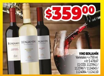 Makro Vino benjamin oferta