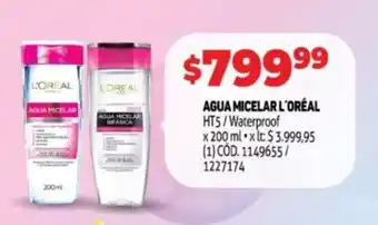 Makro L'ORÉAL agua micelar oferta