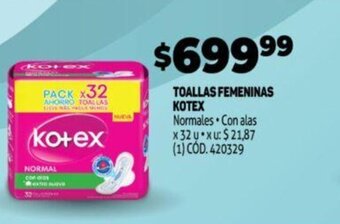Makro KOTEX toallas femeninas oferta