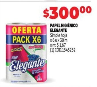 Makro ELEGANTE papel higiénico oferta