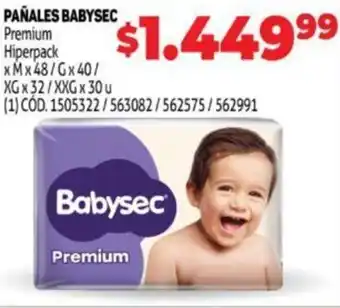 Makro BABYSEC pañales oferta