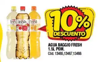 Supermercados Yaguar Agua Baggio Fresh 1.5L POM oferta