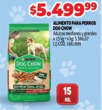 Makro Alimento para perros dog chow oferta