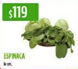 Supermercados Vea Espinaca oferta