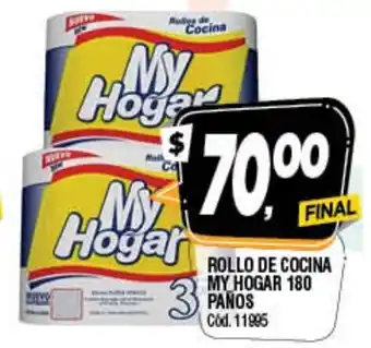 Supermercados Yaguar My Hogar Rollo De Cocina 180 Paños oferta